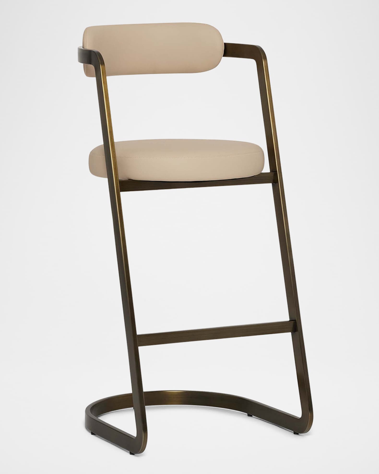 Interlude Home Baldwin Vegan Leather 30" Bar Stool