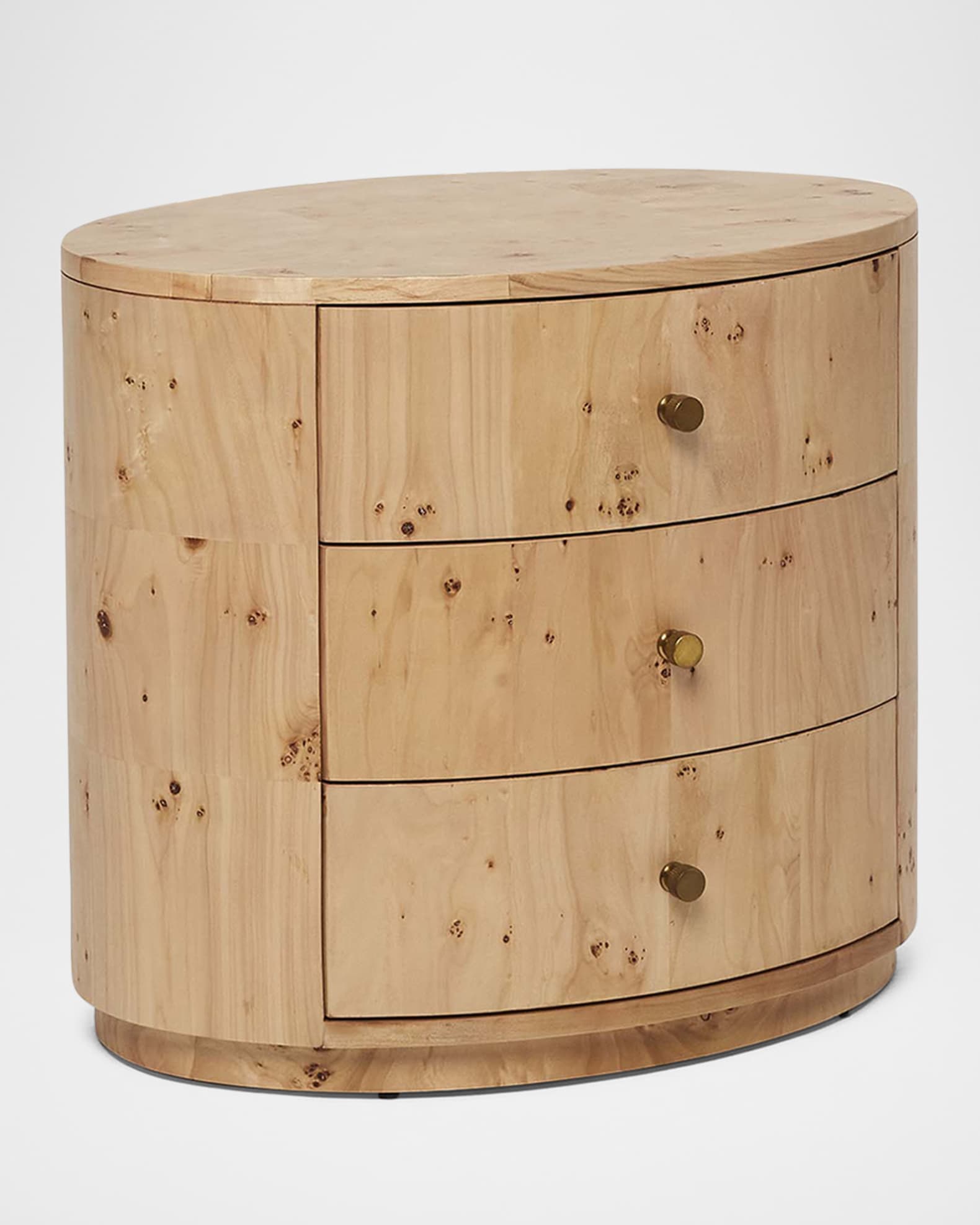 Interlude Home Blaine Burl Bedside Chest