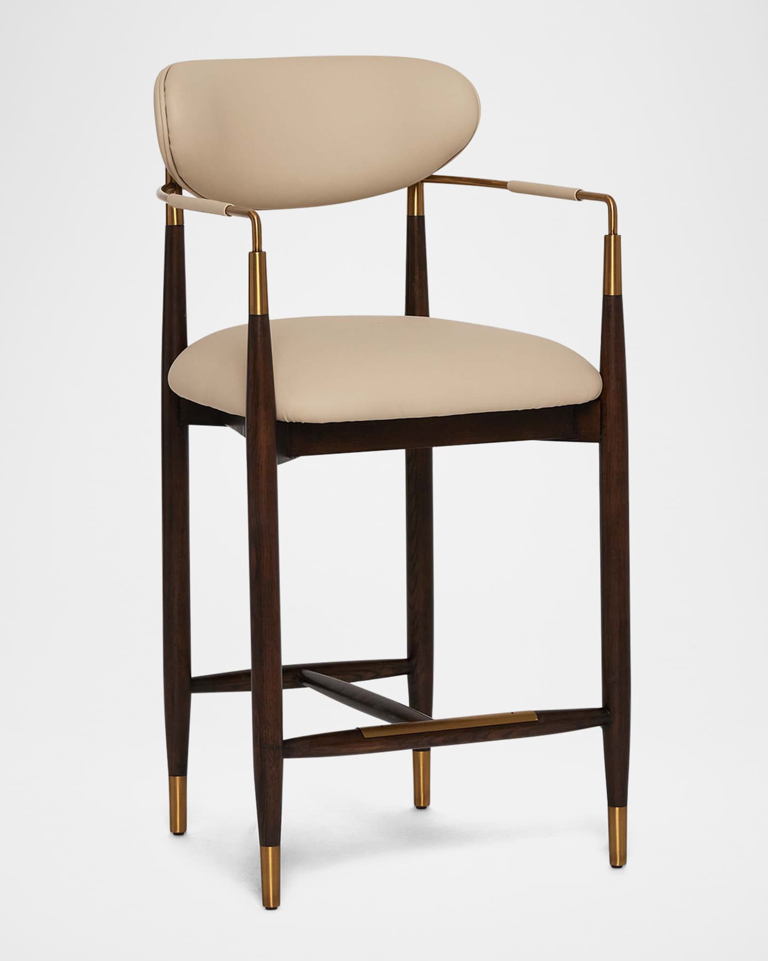Interlude Home Cidra Vegan Leather 26" Counter Stool