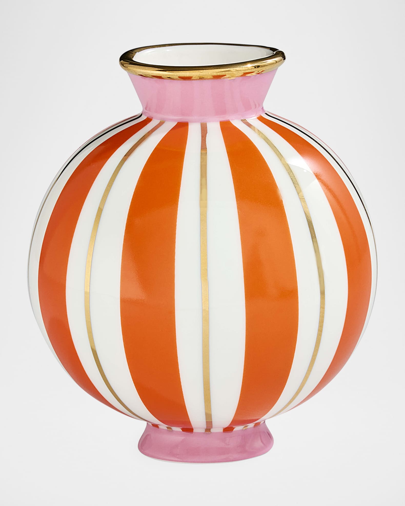 Johnathan Adler-  Orange/Pink Portofino Bud Vase