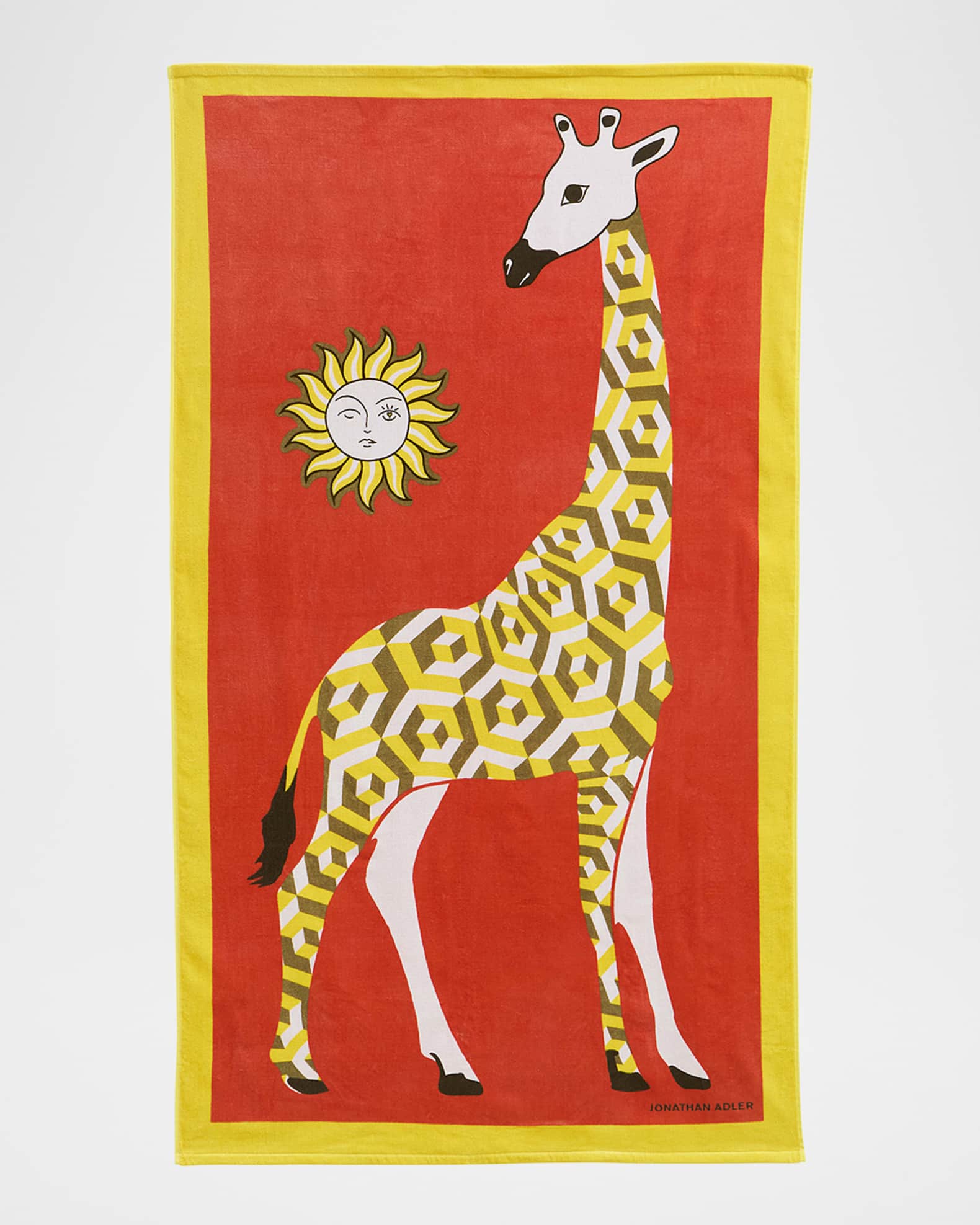 Jonathan Adler Giraffe Beach Towel, 40" x 70"