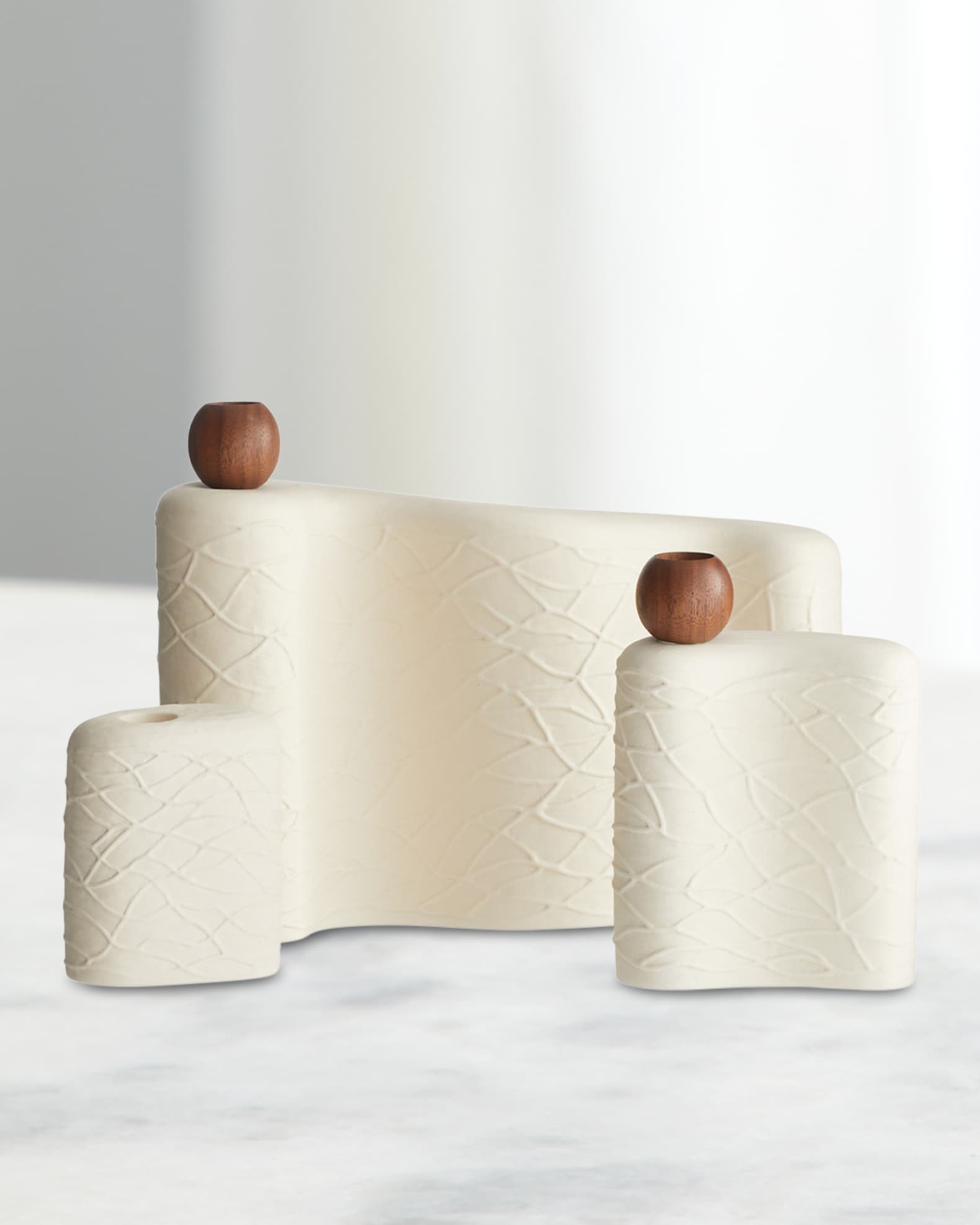 Arteriors Hesner Candleholders, Set of 3