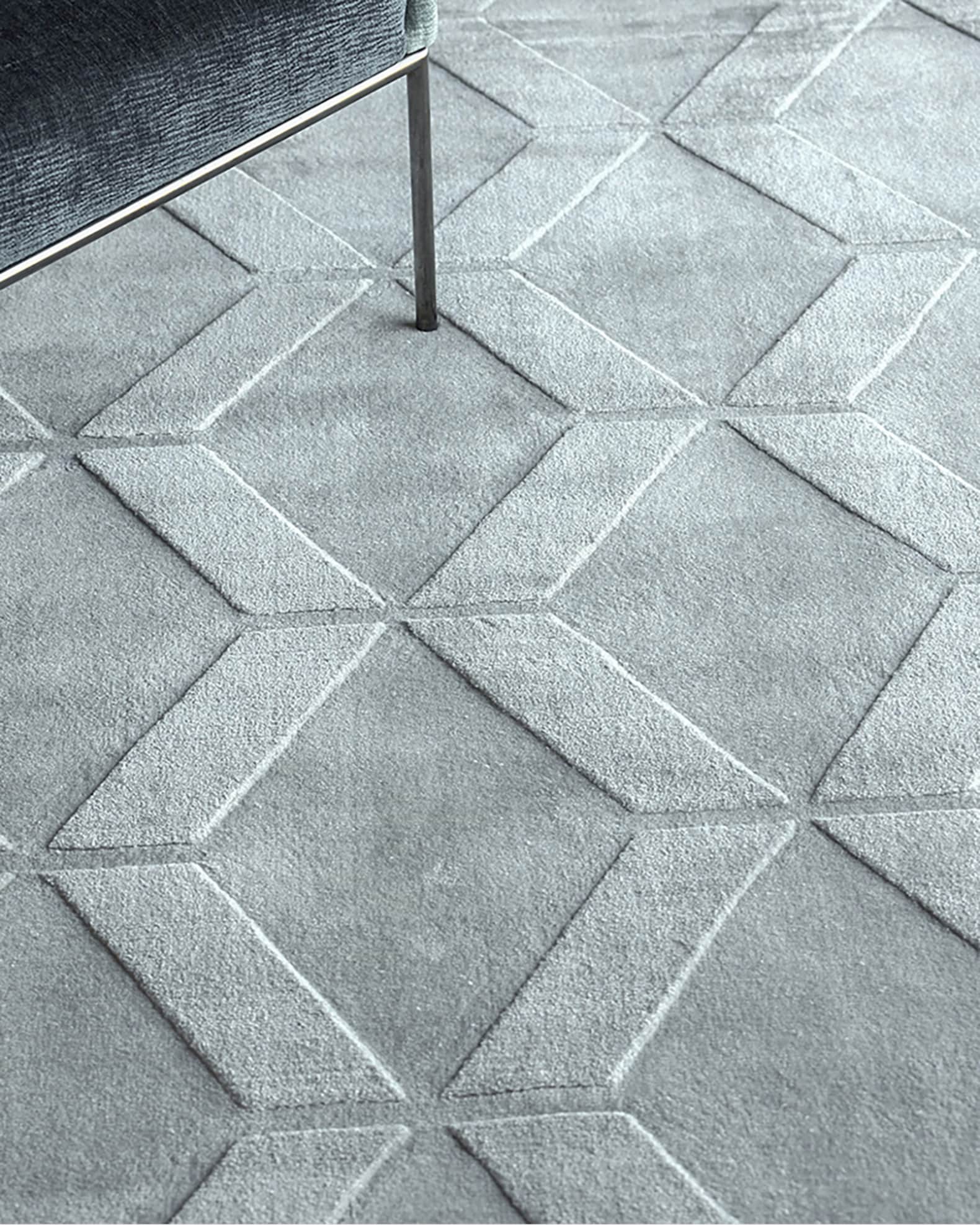 Exquisite Rugs Brunello Hand-Loomed Light Silver Rug, 12' x 15' | Horchow