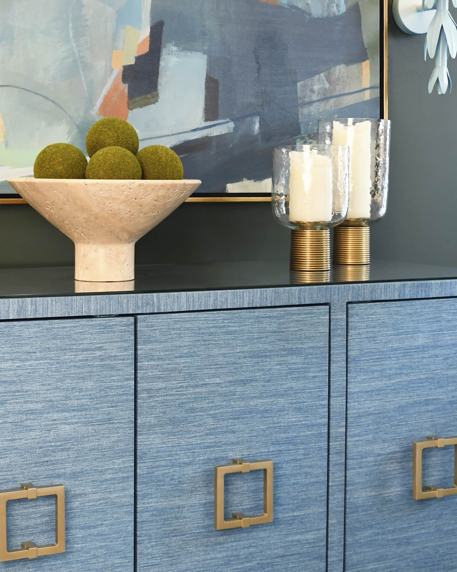 Worlds Away Effie Grasscloth Buffet | Horchow