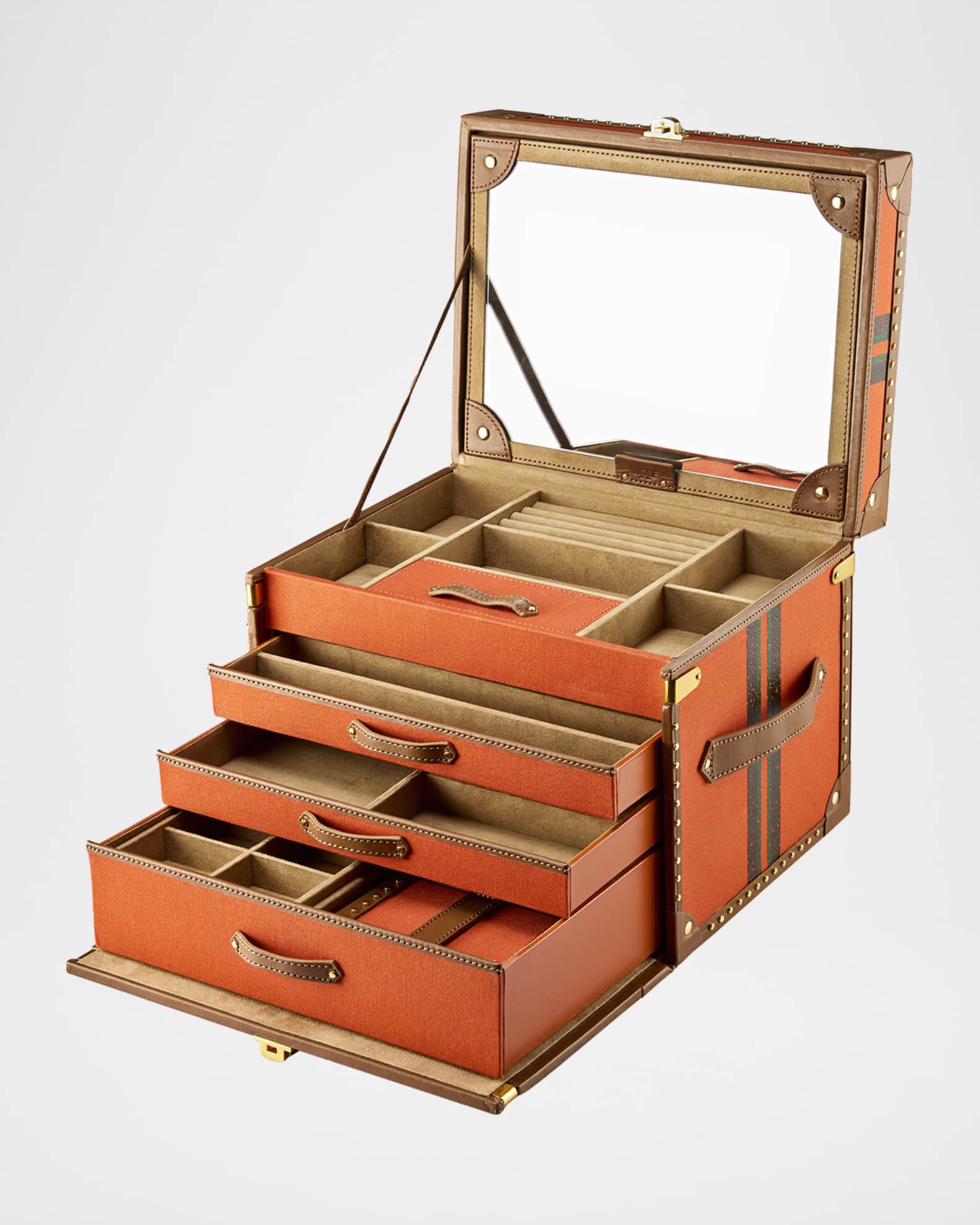 WOLF Ida Trunk Jewelry Box | Horchow