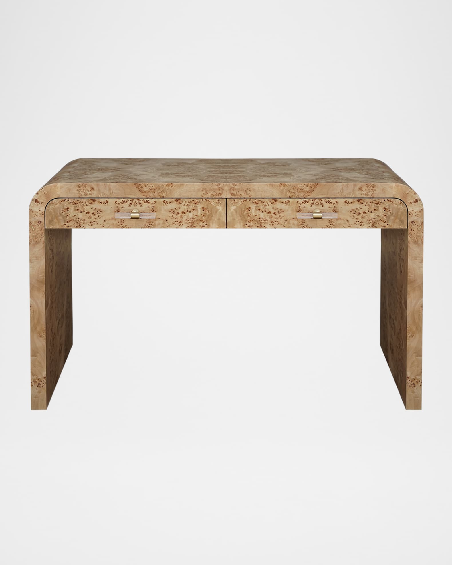 Worlds Away Petra Waterfall Edge Desk