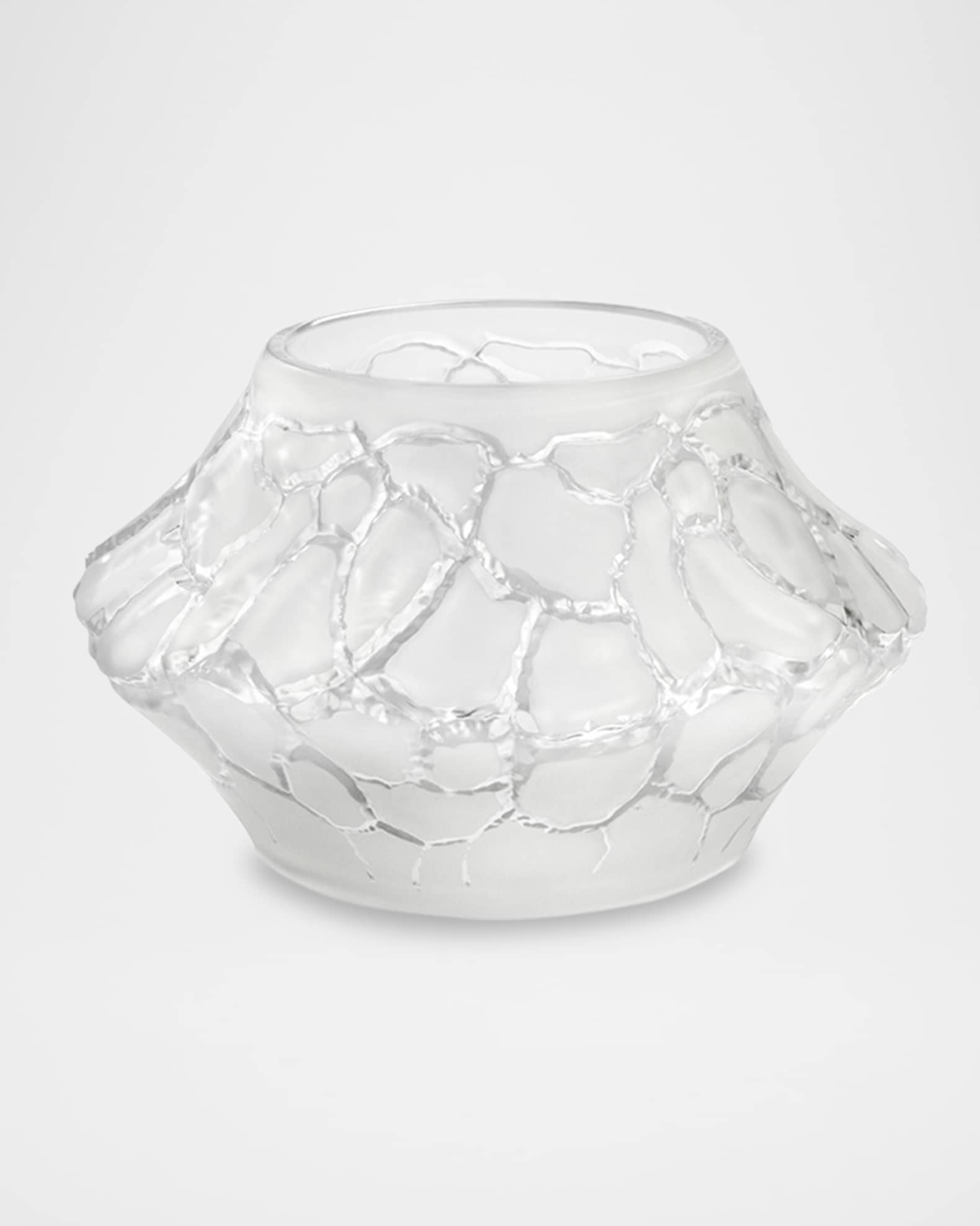 Lalique Caldera Small Vase Votive