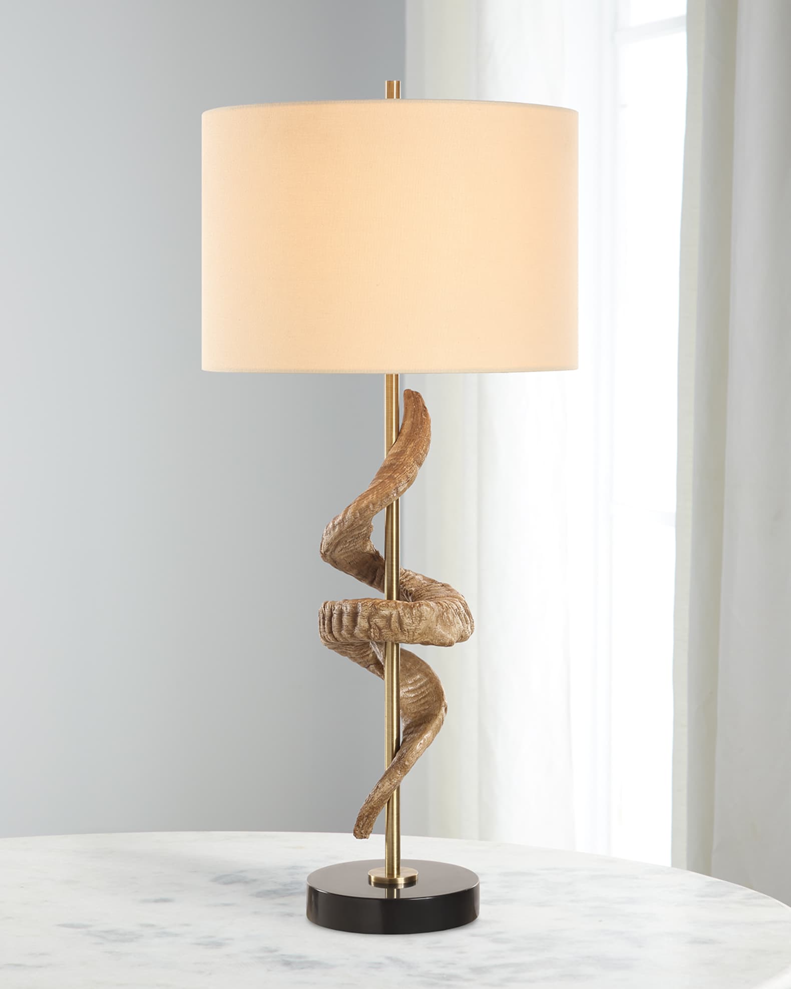 The Uttermost Co Ram's Horn 34" Table Lamp