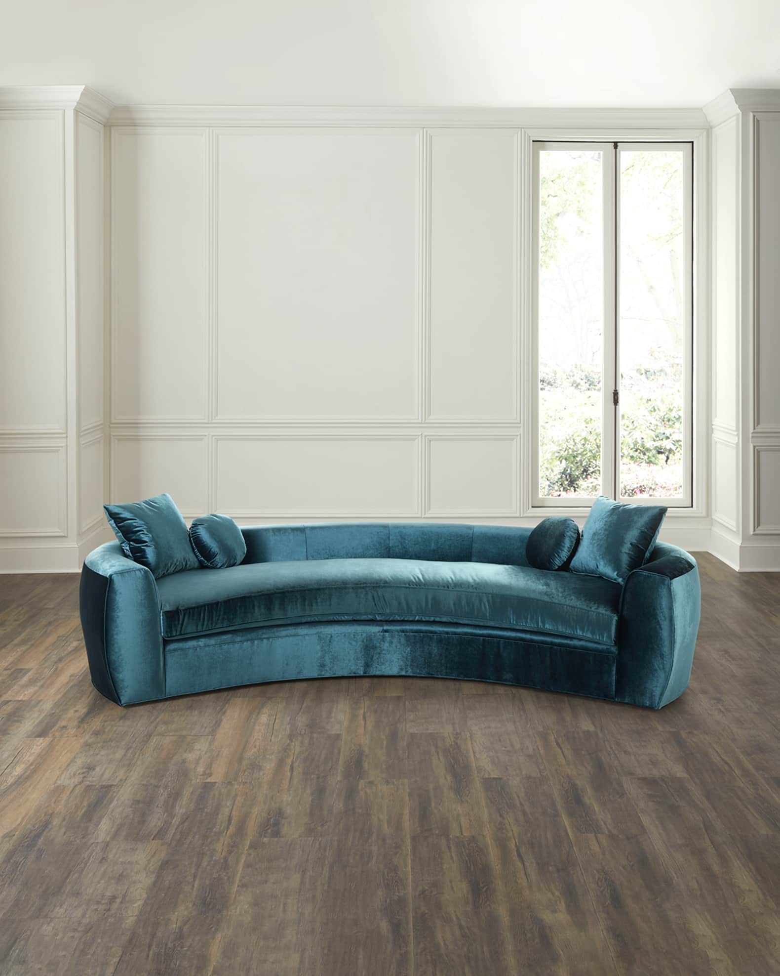 Haute House Carmen Peacock Sofa, 92" | Horchow