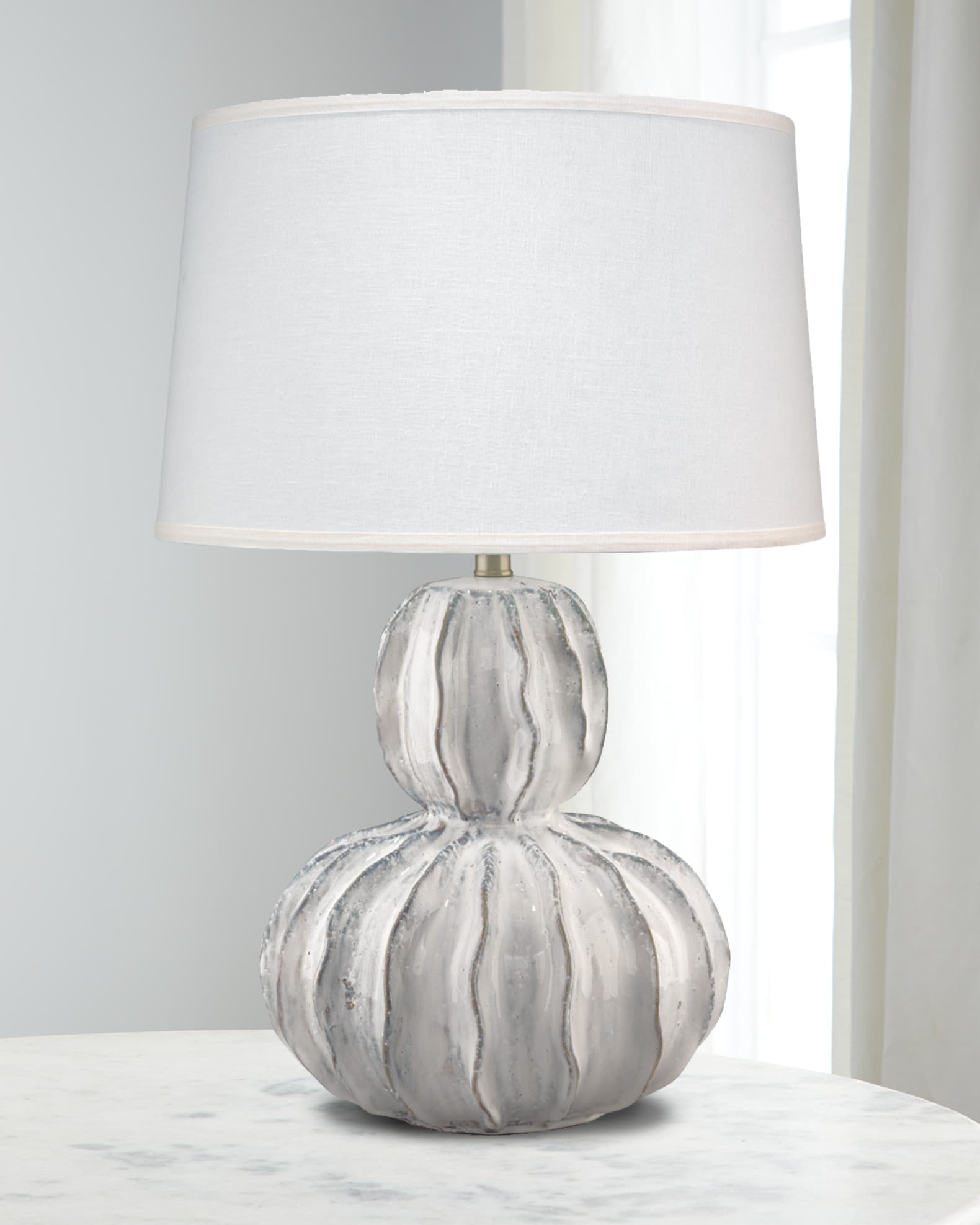 Jamie Young Oceane Gourd 27" Table Lamp