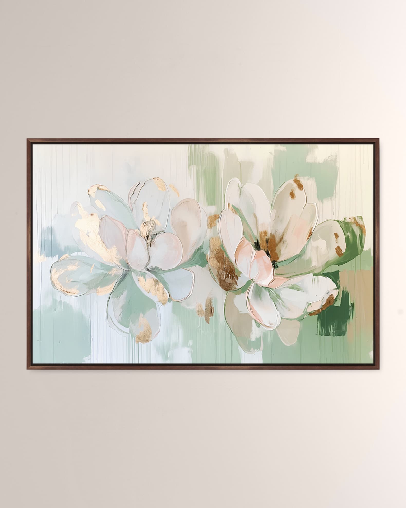 The Oliver Gal Artist Co. "Petals of Infinity" Framed Giclee