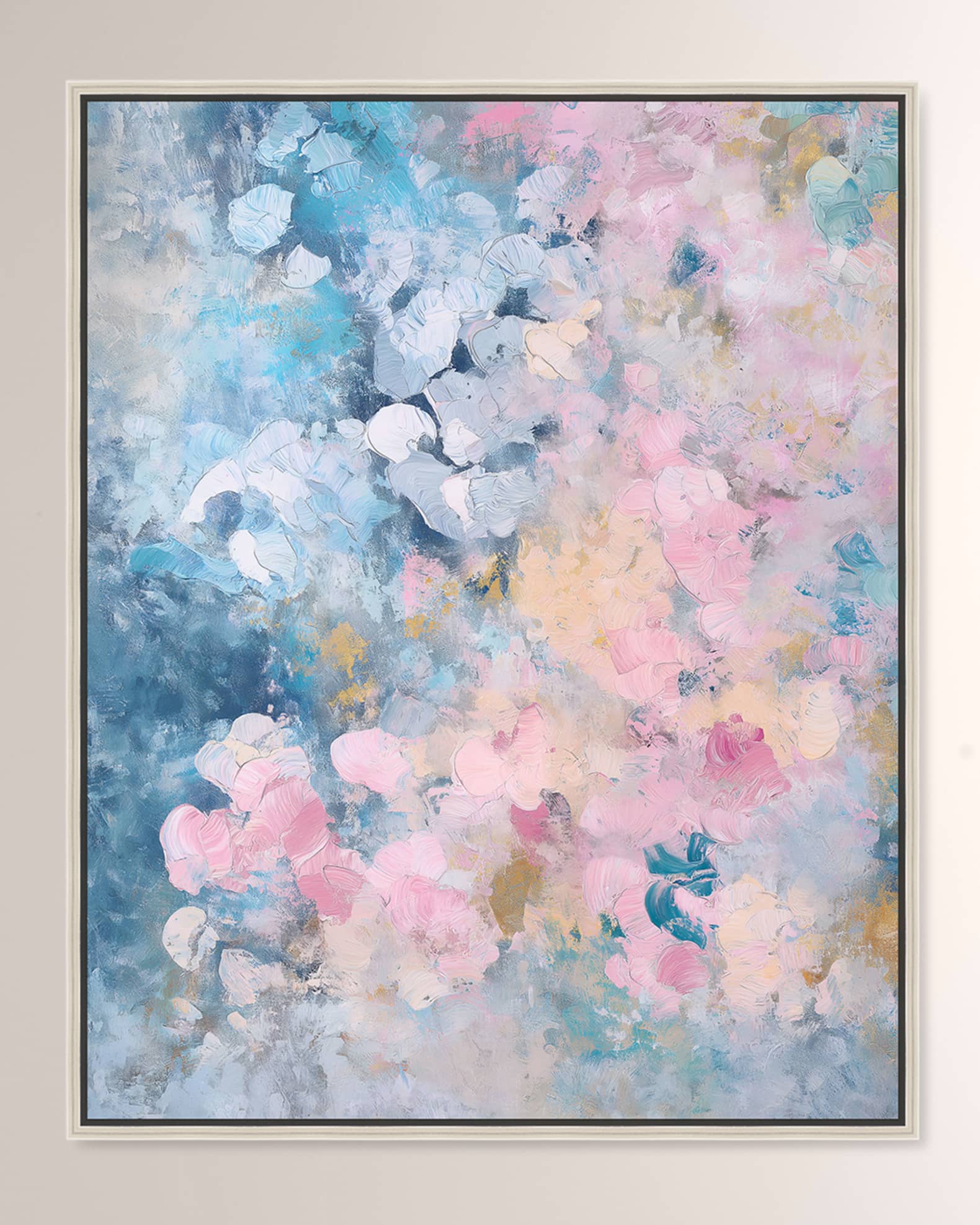 The Oliver Gal Artist Co. "Soft Color Formations II" Framed Giclee on Canvas