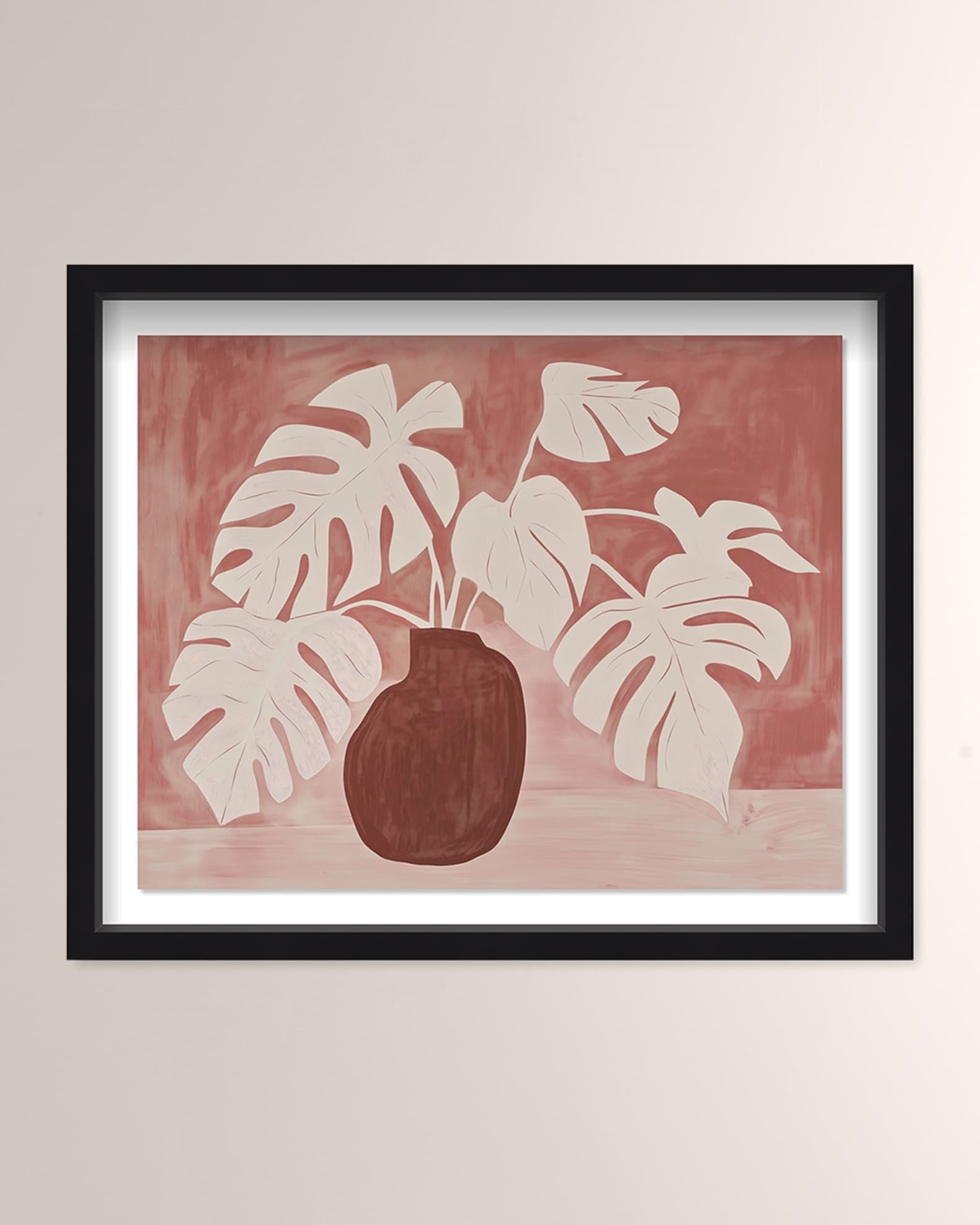 The Oliver Gal Artist Co. "Fiery Nature" Framed Art Print on Paper