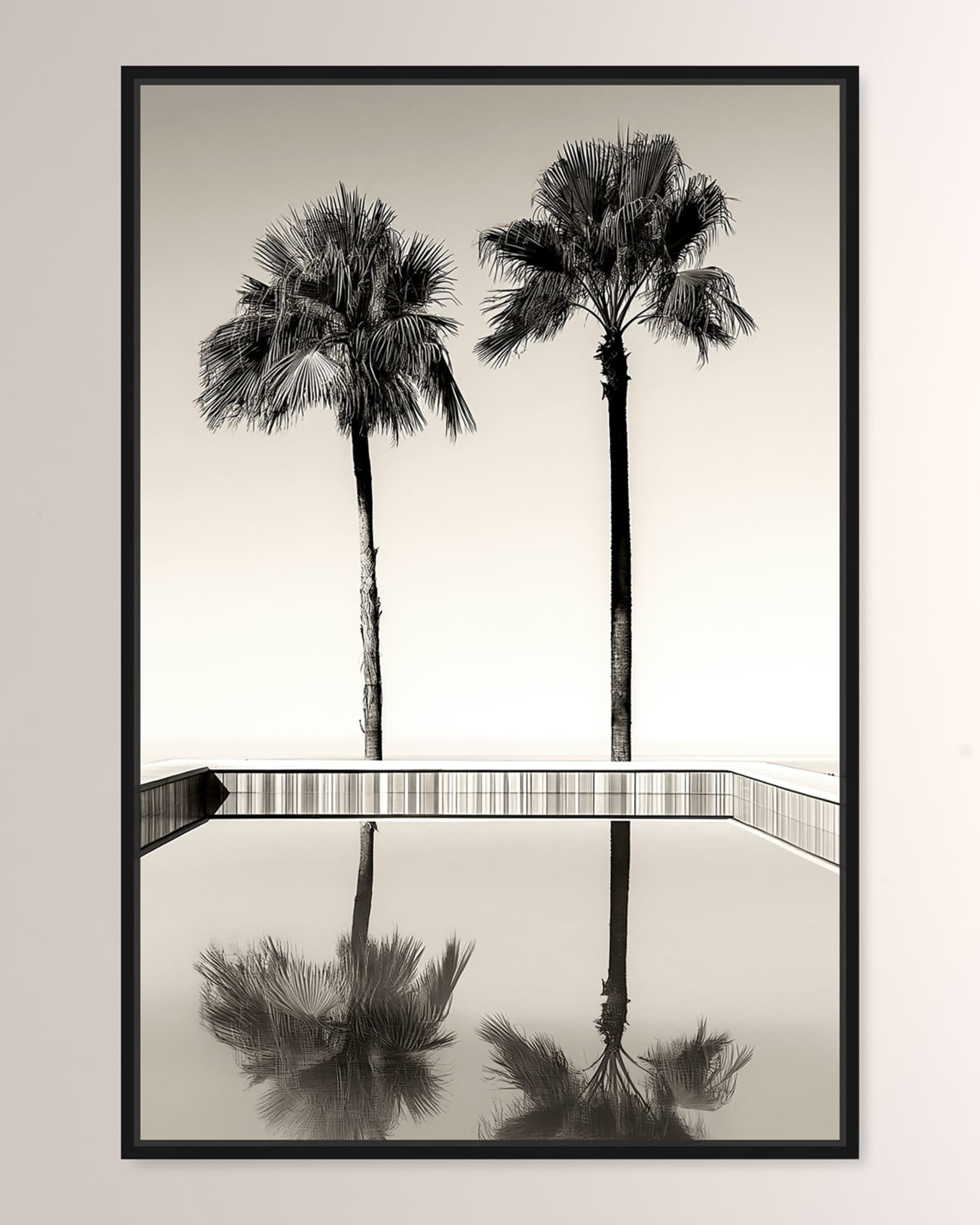 The Oliver Gal Artist Co. "Two Palms" Framed Art Print on Acrylic