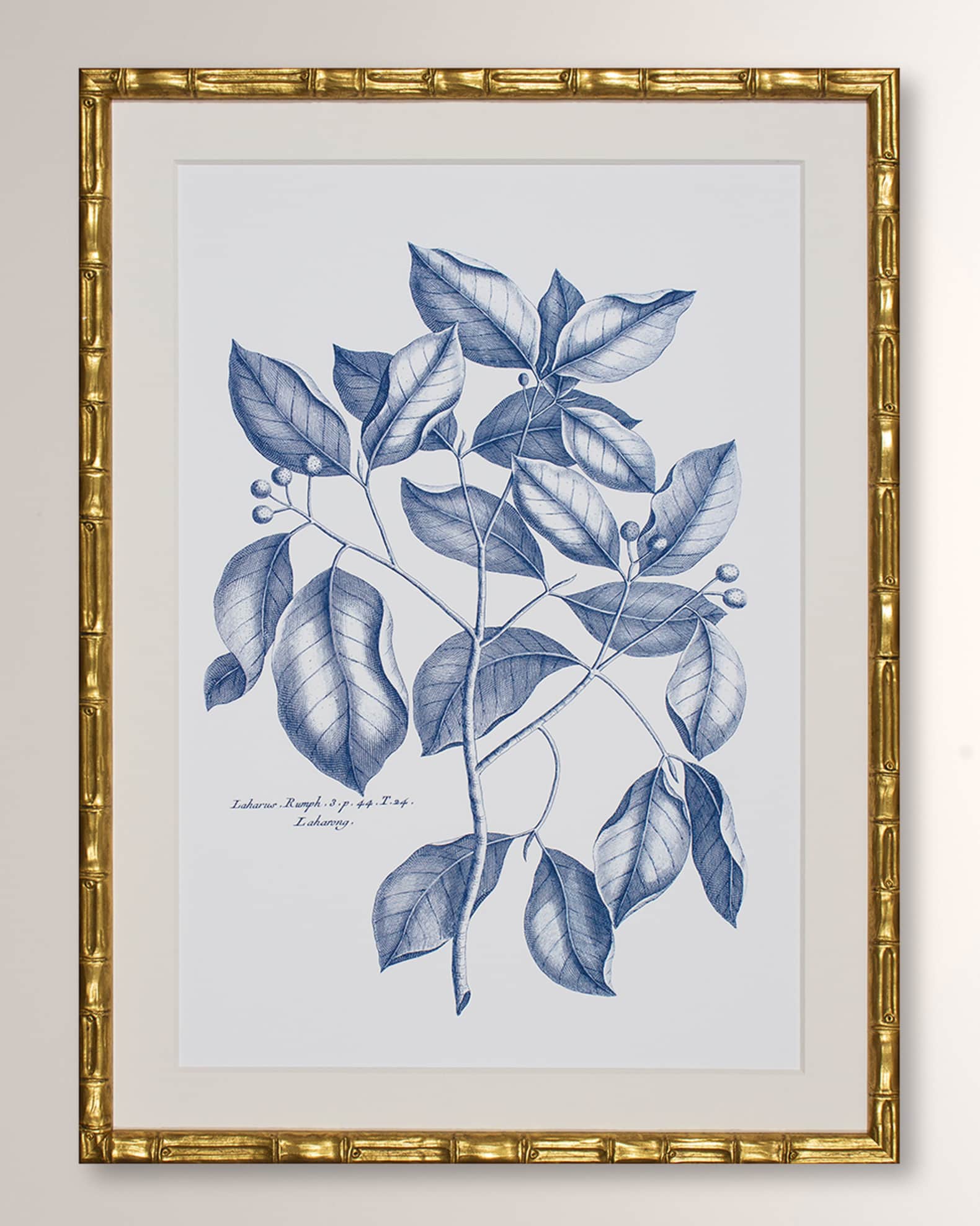 Shadow Catchers "Navy & Linen VII" Framed Giclee