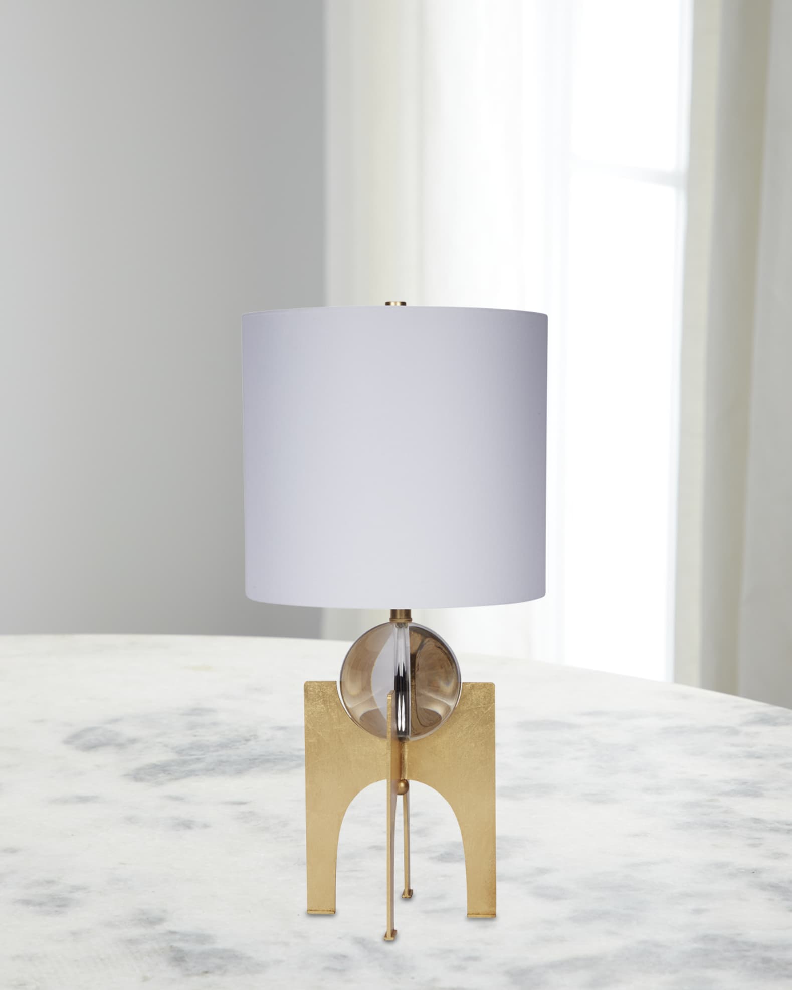 Old World Design Cindy Crystal Ball 29" Stand Lamp