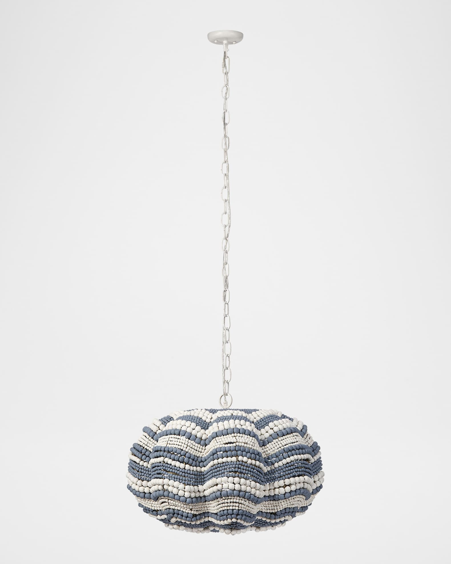 Jamie Young Clamshell 3-Light Chandelier, 27"