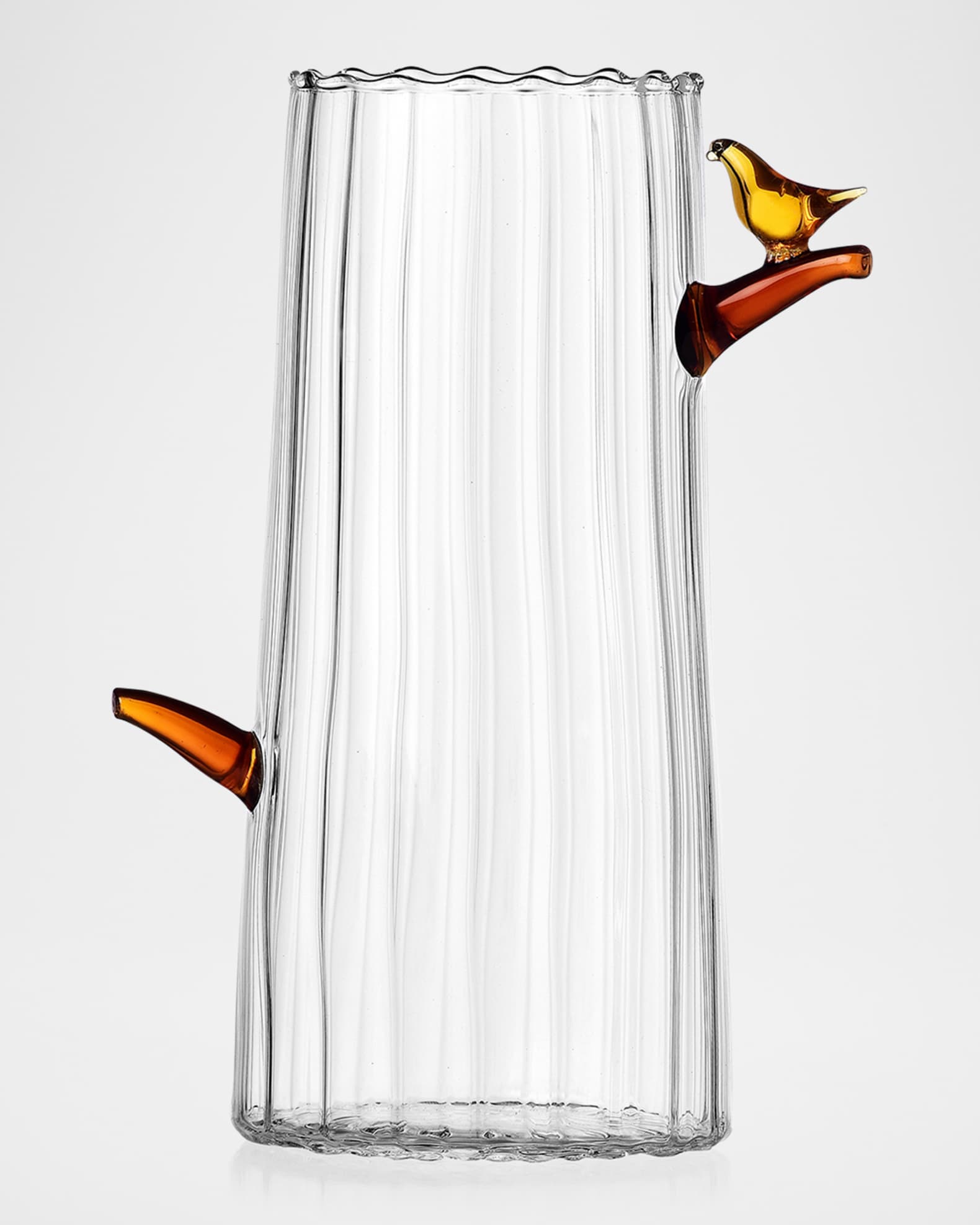 ICHENDORF Birds Amber Bird Vase