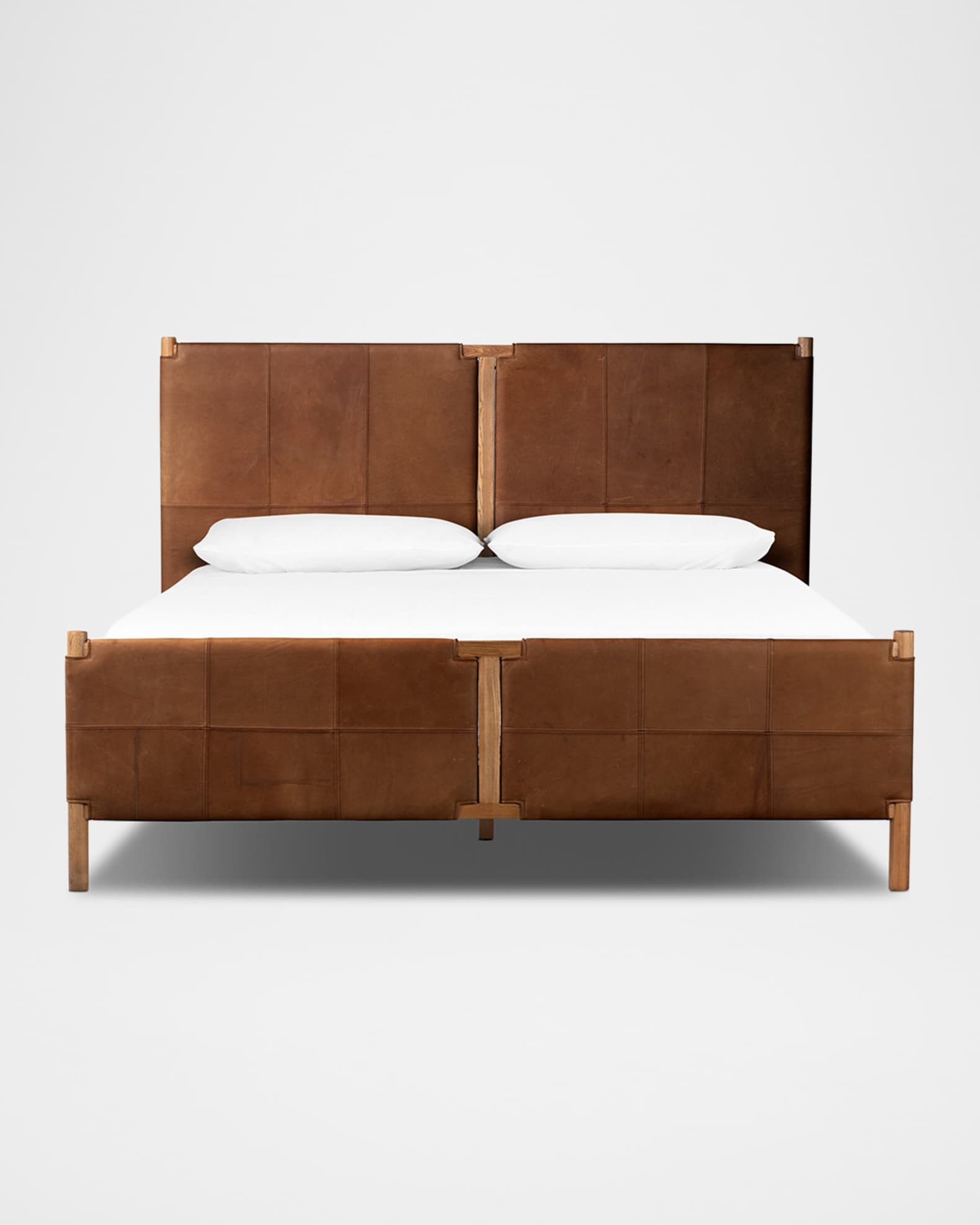 Four Hands Salado Leather King Bed