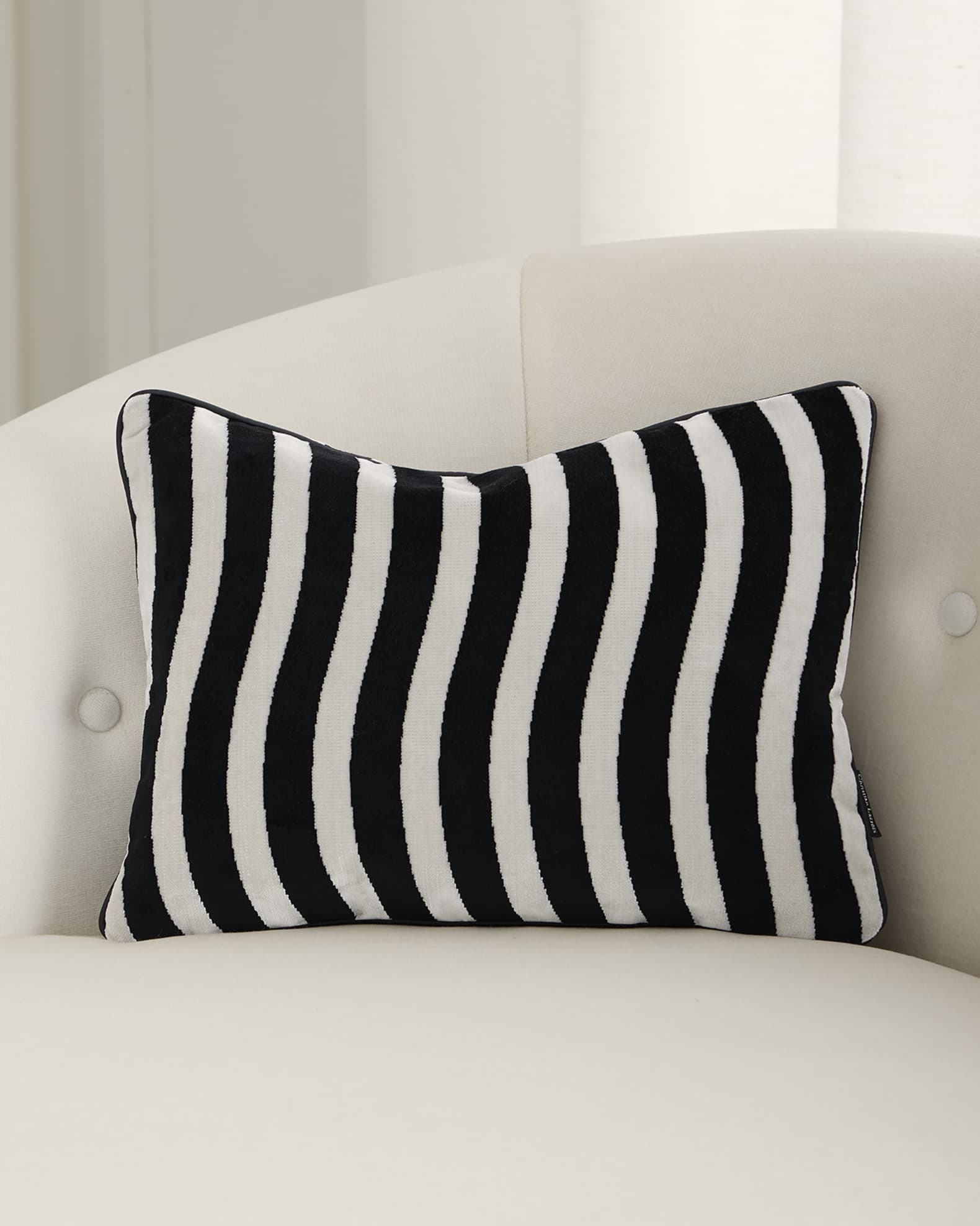 Christian Lacroix Roubine Velvet Pillow, 12" x 16"