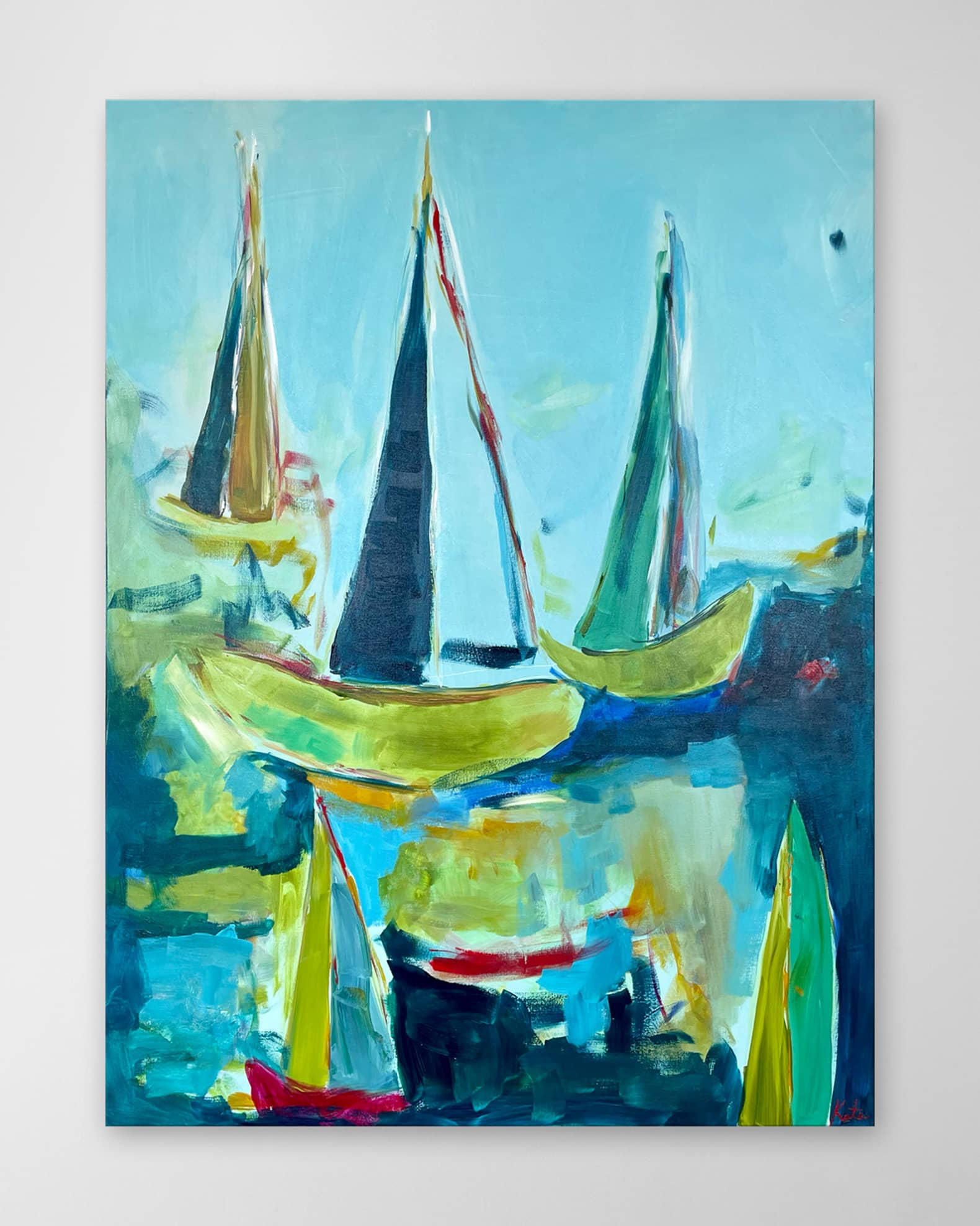 RFA Fine Art "Come Sail Away" Hand-Embellished Giclee by Kate Baldock