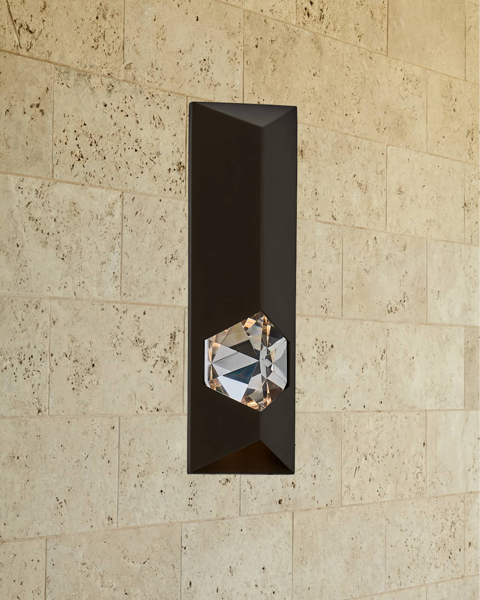 Allegri Crystal by Kalco Lighting Gemma Esterno 17" Outdoor LED Wall Sconce