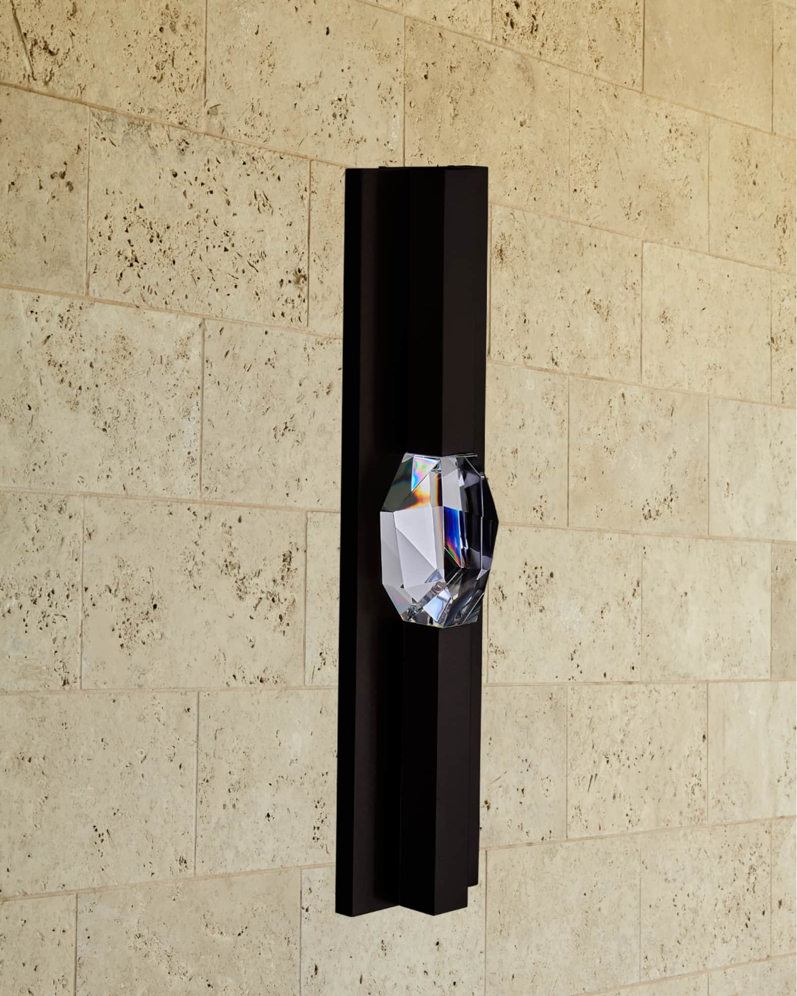 Allegri Crystal by Kalco Lighting Nodo Esterno 24" Outdoor LED Wall Sconce