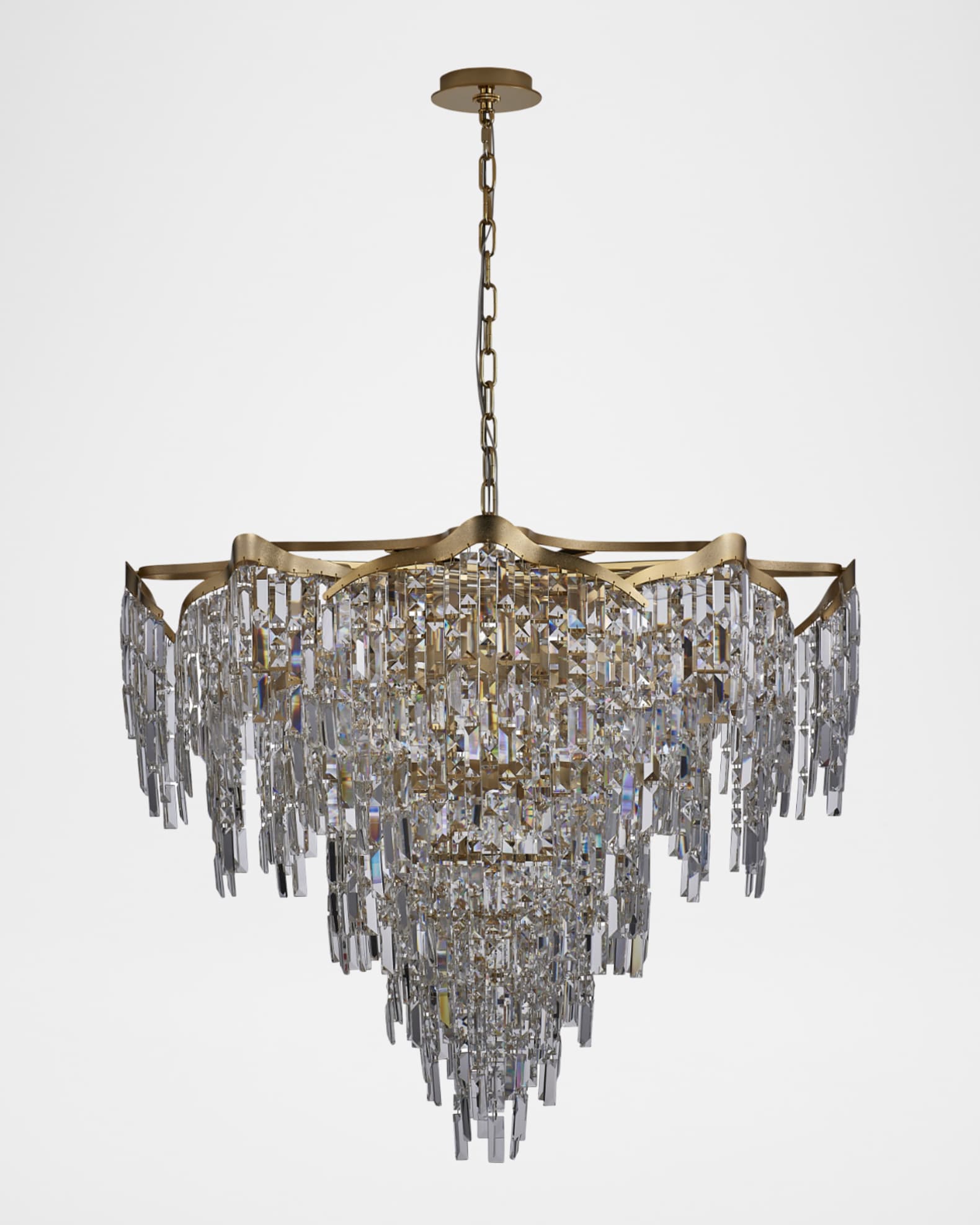 Allegri Crystal by Kalco Lighting Cadere 40" 24-Light Crystal Chandelier