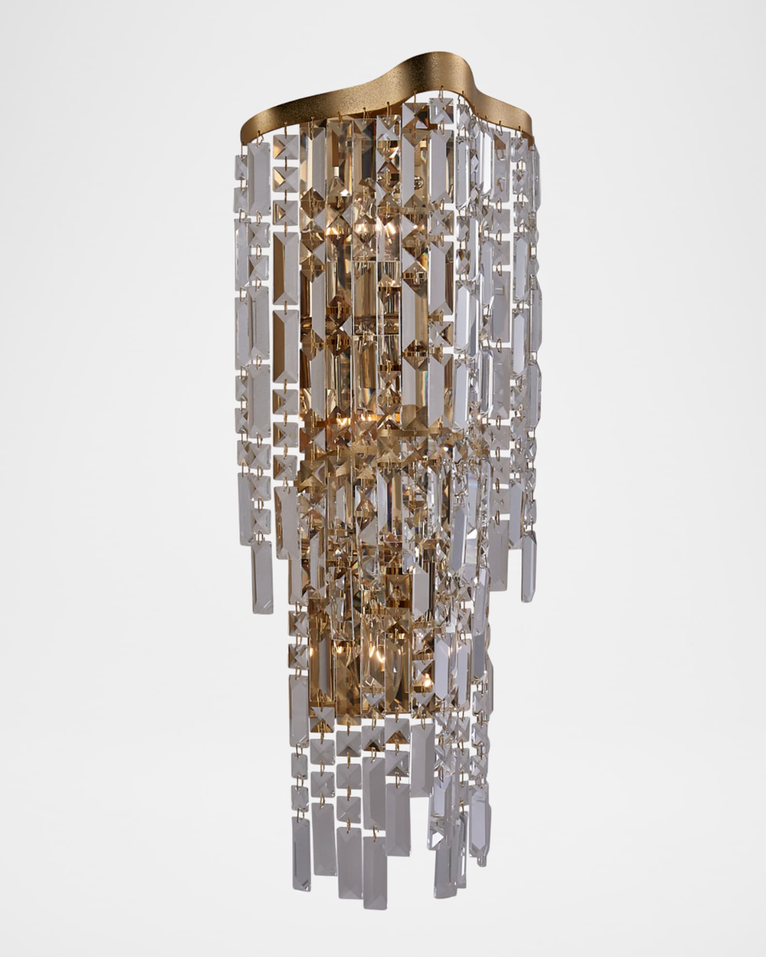 Allegri Crystal by Kalco Lighting Cadere 28" 6-Light Crystal Wall Sconce