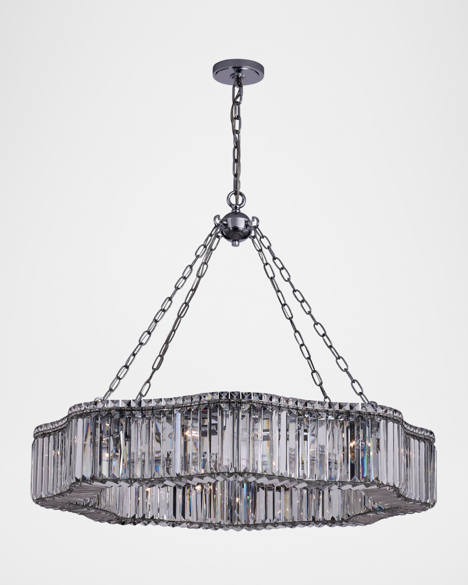 Allegri Crystal by Kalco Lighting Corda 38" 12-Light Crystal Chandelier
