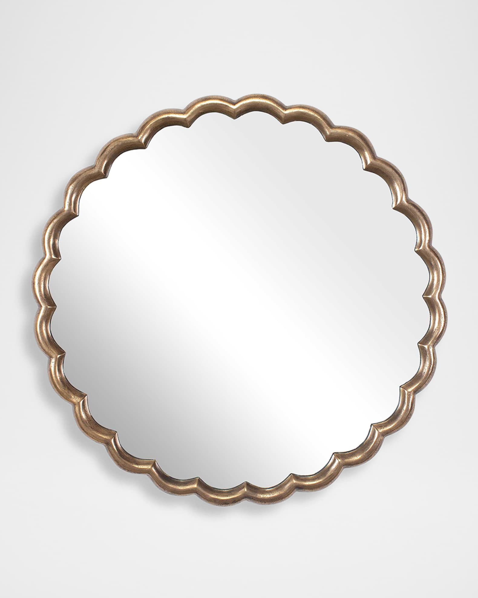 The Uttermost Co Cerrito 34" Round Wall Mirror