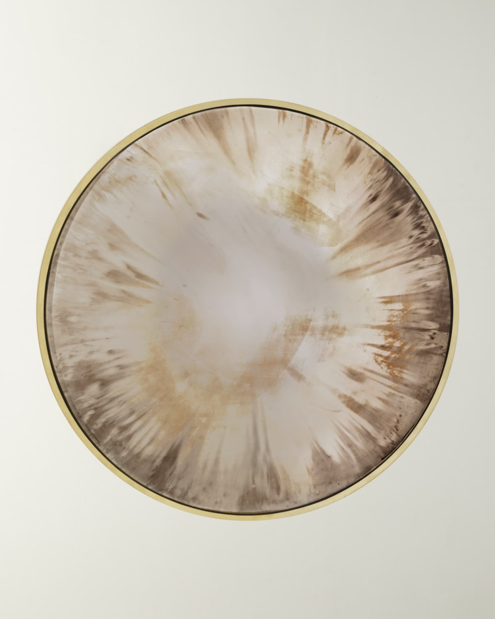 Katherine Noble by BMC Hovland Antiqued Wall Mirror, 36" Round