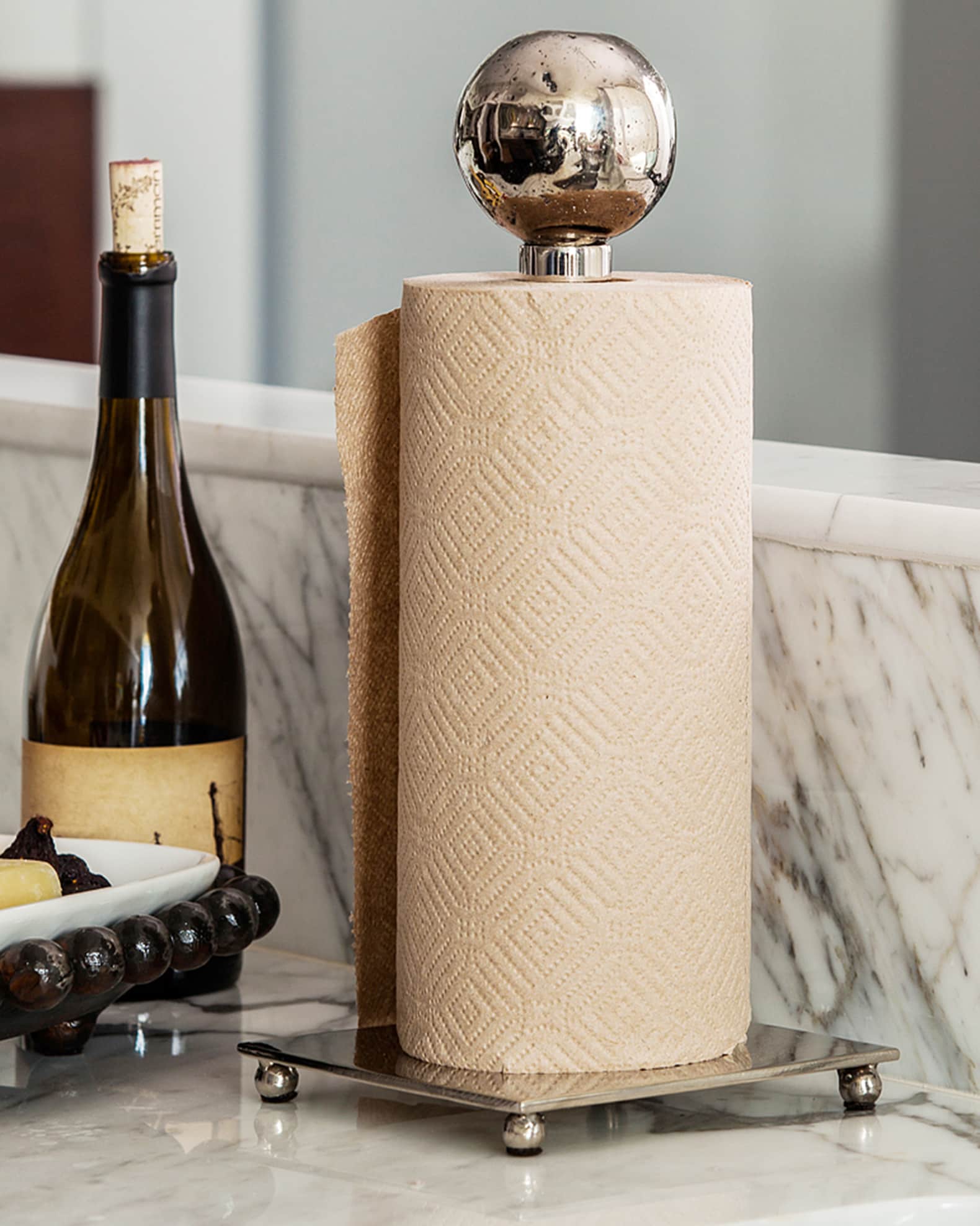 Nickel towel holder best sale