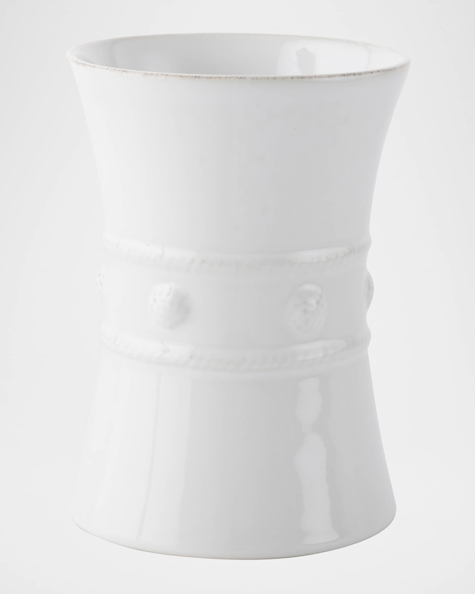 Juliska Berry & Thread Utensil Crock/Wine Cooler Whitewash Horchow