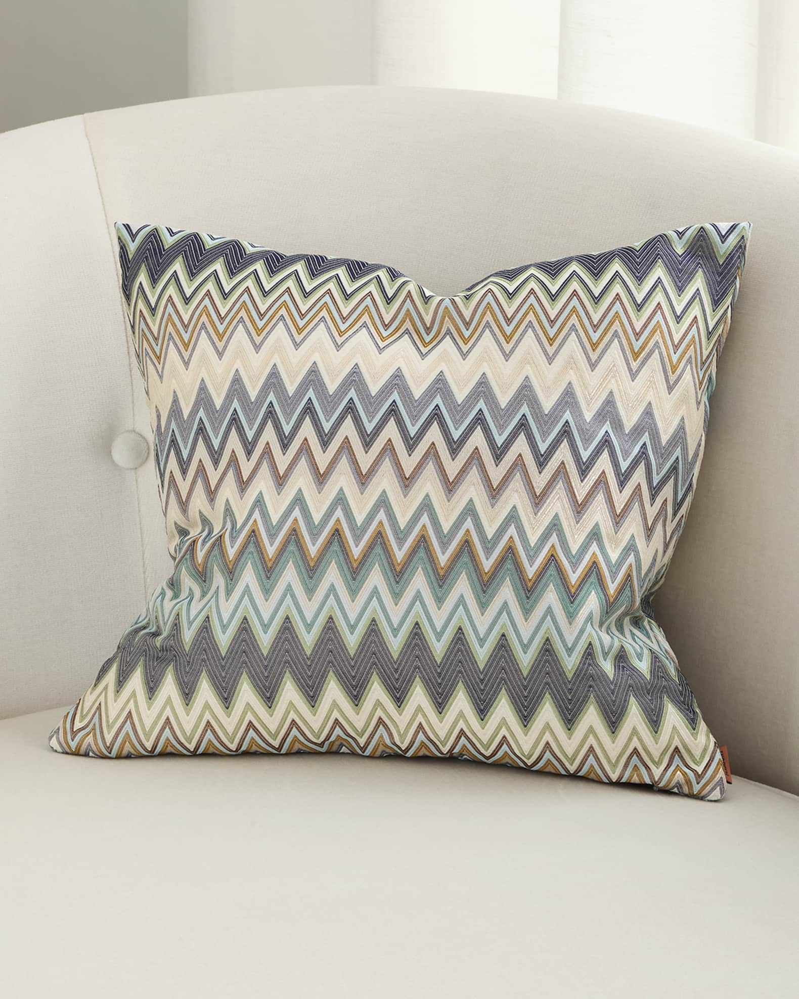 Missoni style pillows clearance