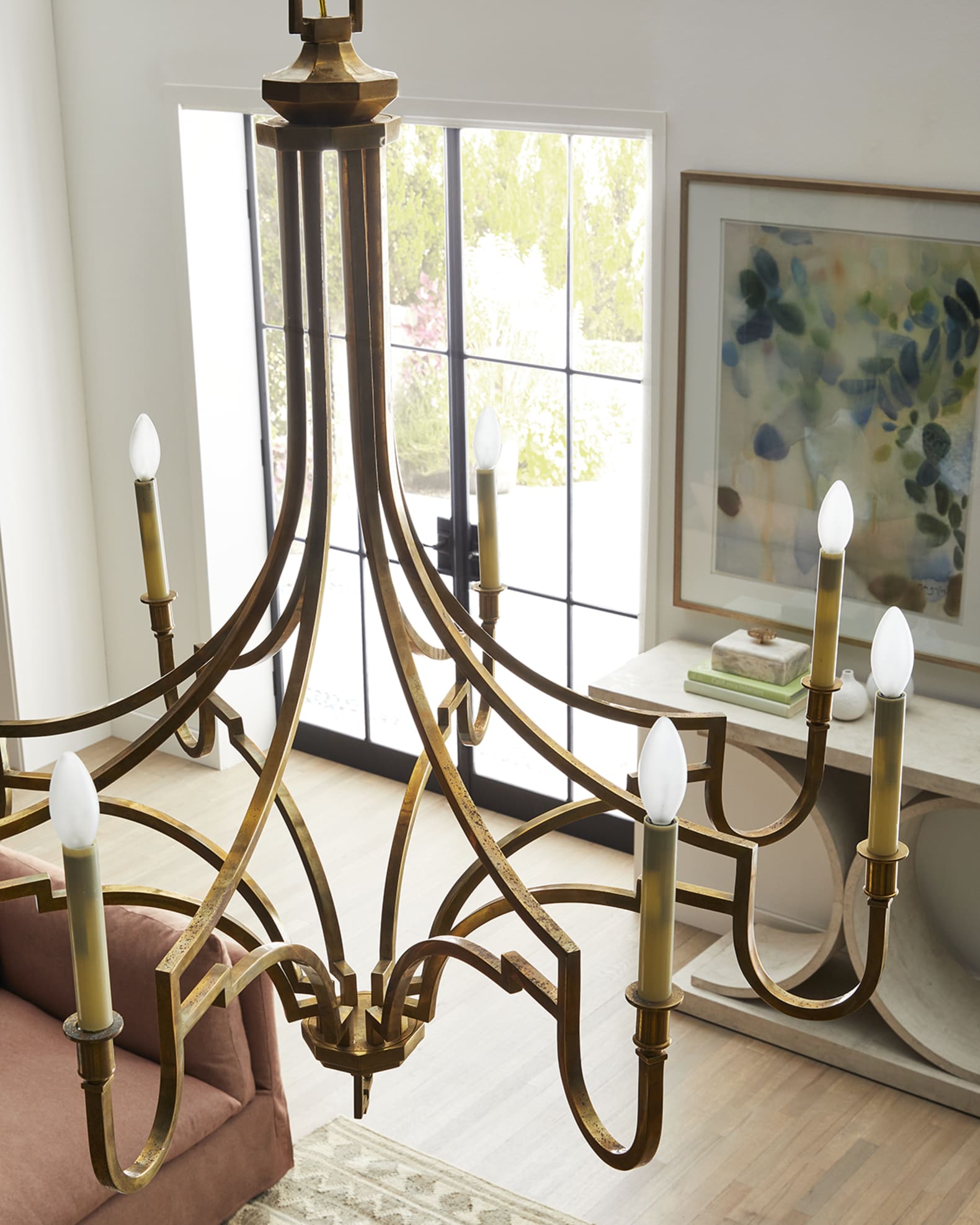 Mykonos chandelier top