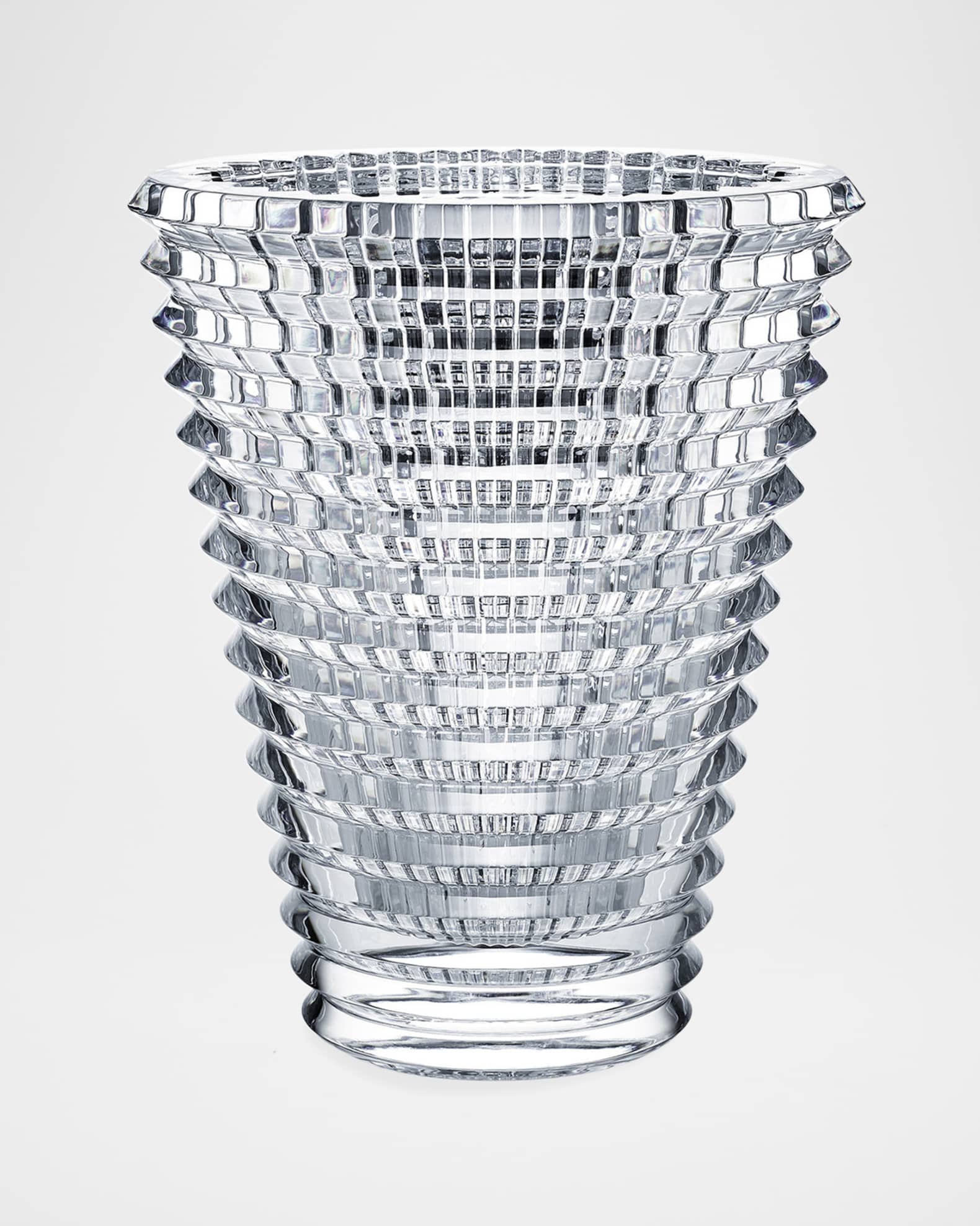 Baccarat Extra-Large Horizontally Ridged Eye Vase | Horchow
